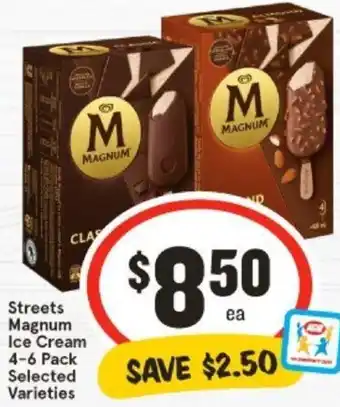IGA Streets Magnum Ice Cream 4-6 Pack offer