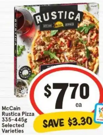 McCain Rustica Pizza 335-445g