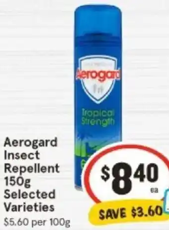 IGA Aerogard Insect Repellent 150g offer