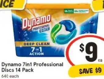 IGA Dynamo 7in1 Professional Discs 14 Pack offer