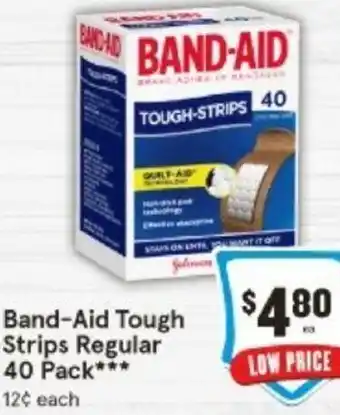 IGA Band-Aid Tough Strips Regular 40 Pack offer