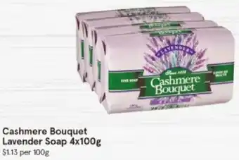 Cashmere Bouquet Lavender Soap 4x100g
