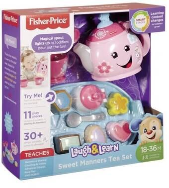 Kmart Fisher-price laugh & learn sweet manners tea set offer