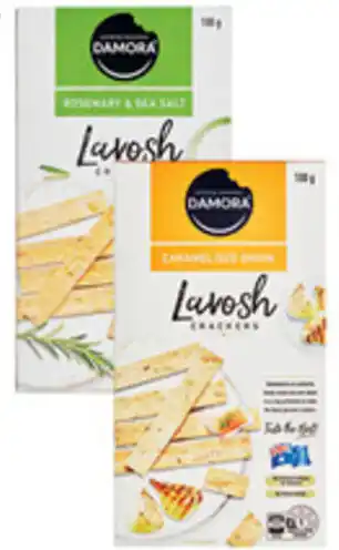 ALDI Damora Lavosh Crackers 100g offer