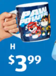 ALDI Licensed Children's Mugs offer