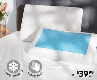 ALDI Specialty Memory Foam Pillow Assortment offer