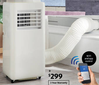 ALDI 2.0kW Portable Air Conditioner with Wi Fi Control offer