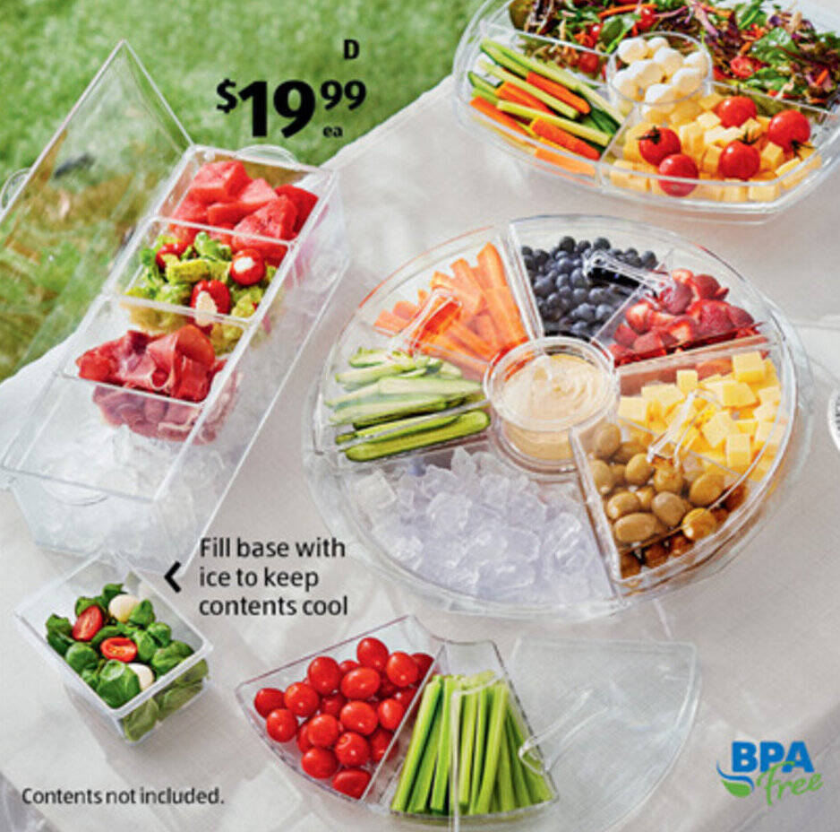 Ice Base Serving Platters offer at ALDI