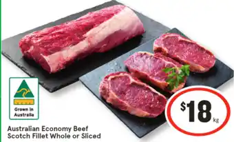 Australian Economy Beef Scotch Fillet Whole or Sliced