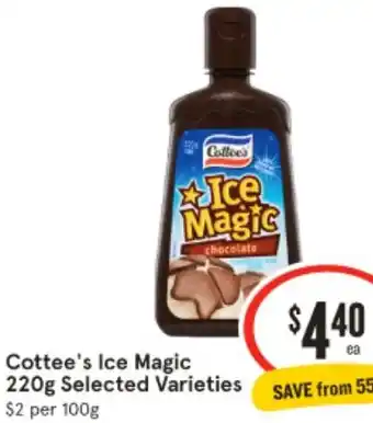 Cottee's Ice Magic 220g