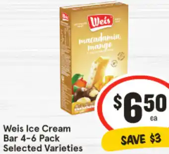 Weis Ice Cream Bar 4-6 Pack