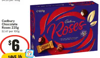 IGA Cadbury Chocolate Roses 225g offer
