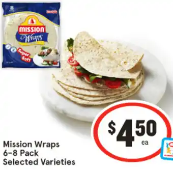 IGA Mission Wraps 6-8 Pack offer