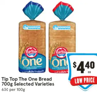 IGA Tip Top The One Bread 700g offer