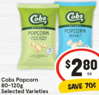 IGA Cobs Popcorn 80-120g offer