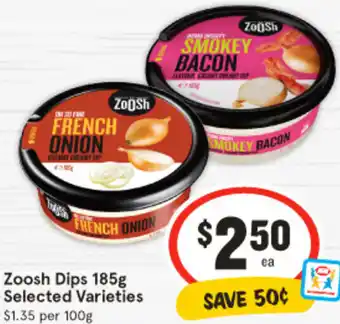 Zoosh Dips 185g
