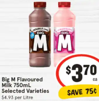 Big M Flavoured Milk 750mL