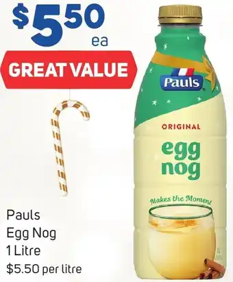 Foodland Pauls Egg Nog 1 Litre offer