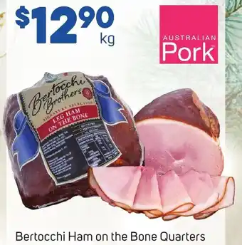 Bertocchi Ham on the Bone Quarters