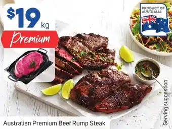 Foodland Australian Premium Beef Rump Steak offer