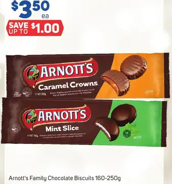 Foodland Arnott's Family Chocolate Biscuits 160-250g offer