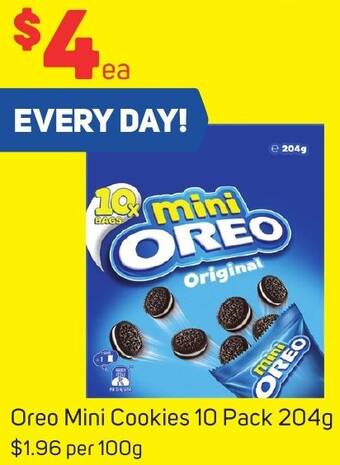 Foodland Oreo Mini Cookies 10 Pack 204g offer