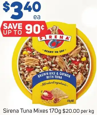 Foodland Sirena Tuna Mixes 170g offer