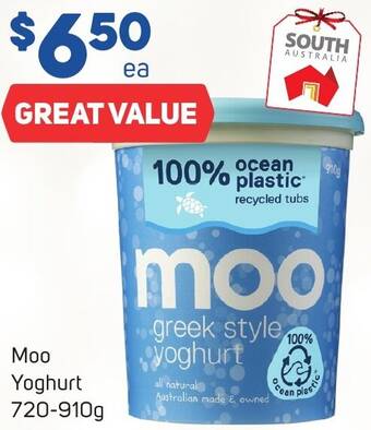 Foodland Moo Yoghurt 720-910g offer