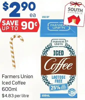 Foodland Farmers Union Iced Coffee 600ml offer