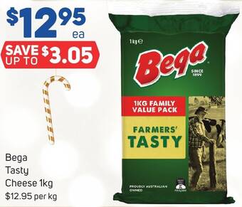 Foodland Bega Tasty Cheese 1kg offer