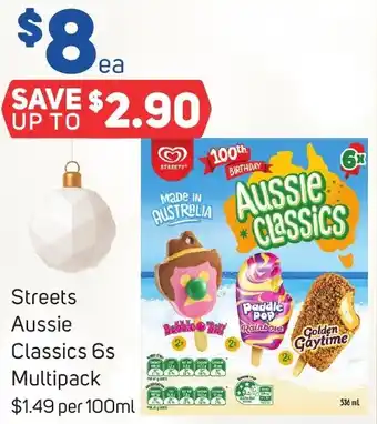 Foodland Streets Aussie Classics 6s Multipack offer