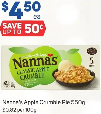 Nanna's Apple Crumble Pie 550g