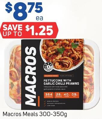 Foodland Macros Meals 300-350g offer