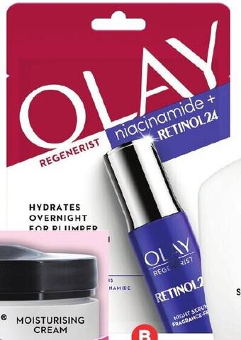 Foodland Olay Regenerist or Luminous Face Mask 1 Pack offer