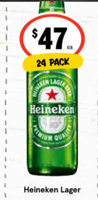 IGA Liquor Heineken Lager 24 Pack offer