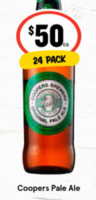 IGA Liquor Coopers Pale Ale 24 Pack offer