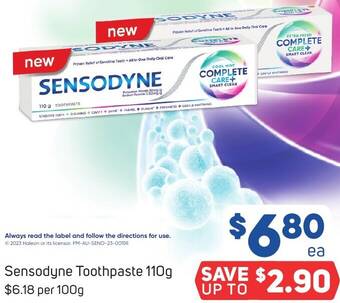 Foodland Sensodyne Toothpaste 110g offer