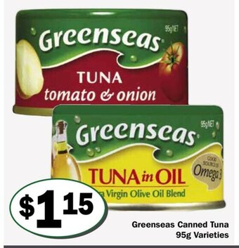 Greenseas Canned Tuna 95g Varieties