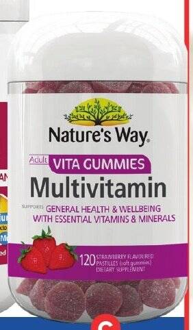 Foodland Nature's Way Vita Gummies 110-120s offer