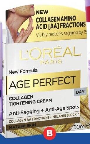 Foodland L'Oreal De Age Cream 50ml offer