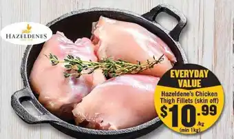 Tasman Butchers Hazeldene's Chicken Thigh Fillets (Skin Off) offer