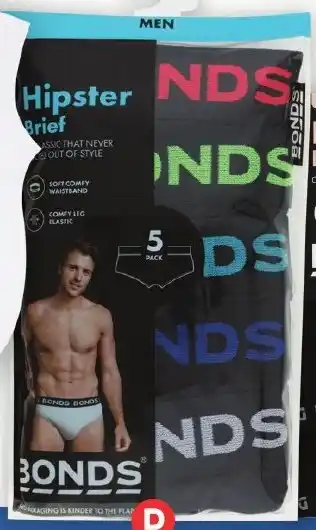 Bonds Men's Briefs 5 Packs