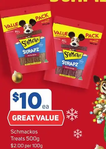 Foodland Schmackos Treats 500g offer