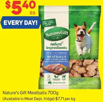 Foodland Nature's Gift Meatballs 700g offer