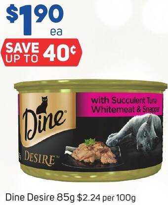 Foodland Dine Desire 85g offer