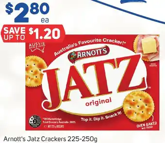 Arnott's Jatz Crackers 225-250g