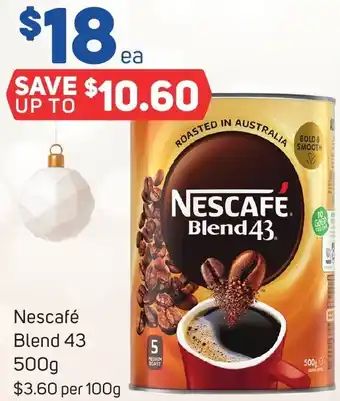 Foodland Nescafé Blend 43 500g offer