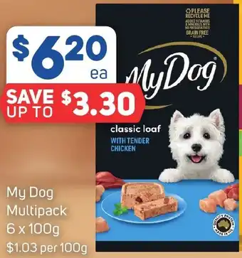 Foodland My Dog Multipack 6 x 100g offer