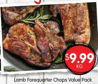 Spudshed Lamb Forequarter Chops Value Pack offer