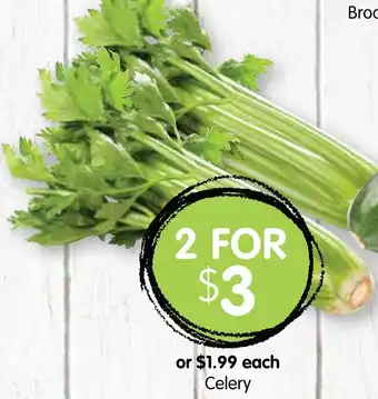 Spudshed Celery offer
